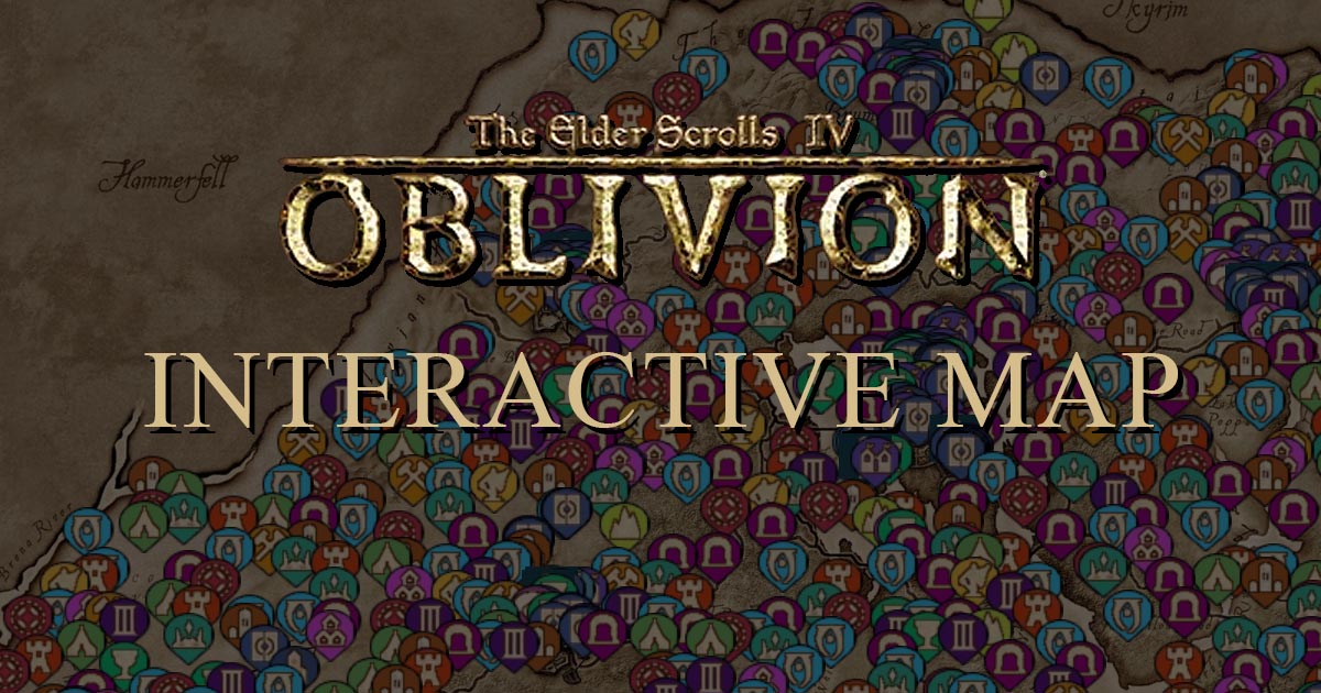 Shivering Map Oblivion Shivering Isles Interactive Map - Track progres, all locations ...